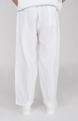 شلوار وال دولایه دمپا پیلی دار (ست با کد 10673)