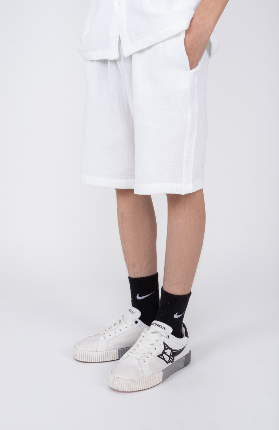 شلوارک وال دو لایه (ست با کد 11384)