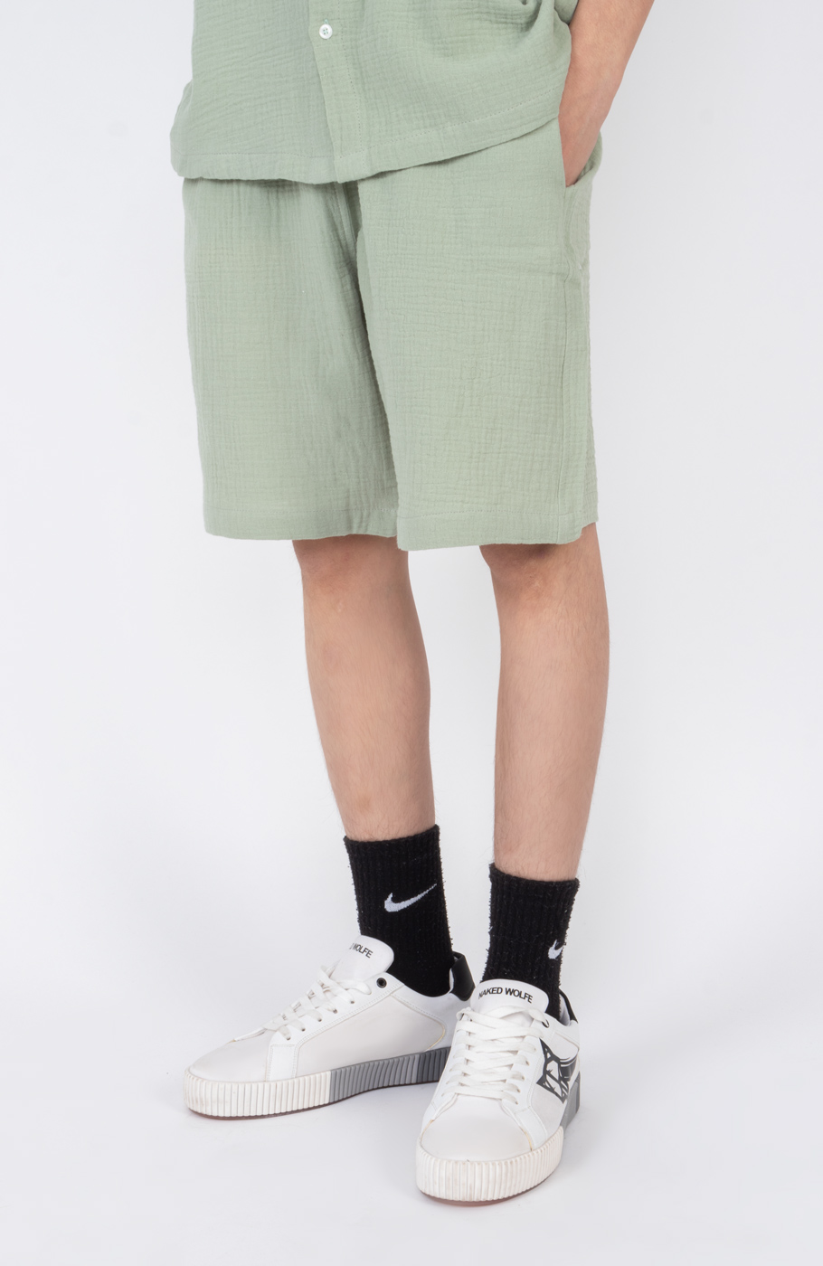 شلوارک وال دو لایه (ست با کد 11384)