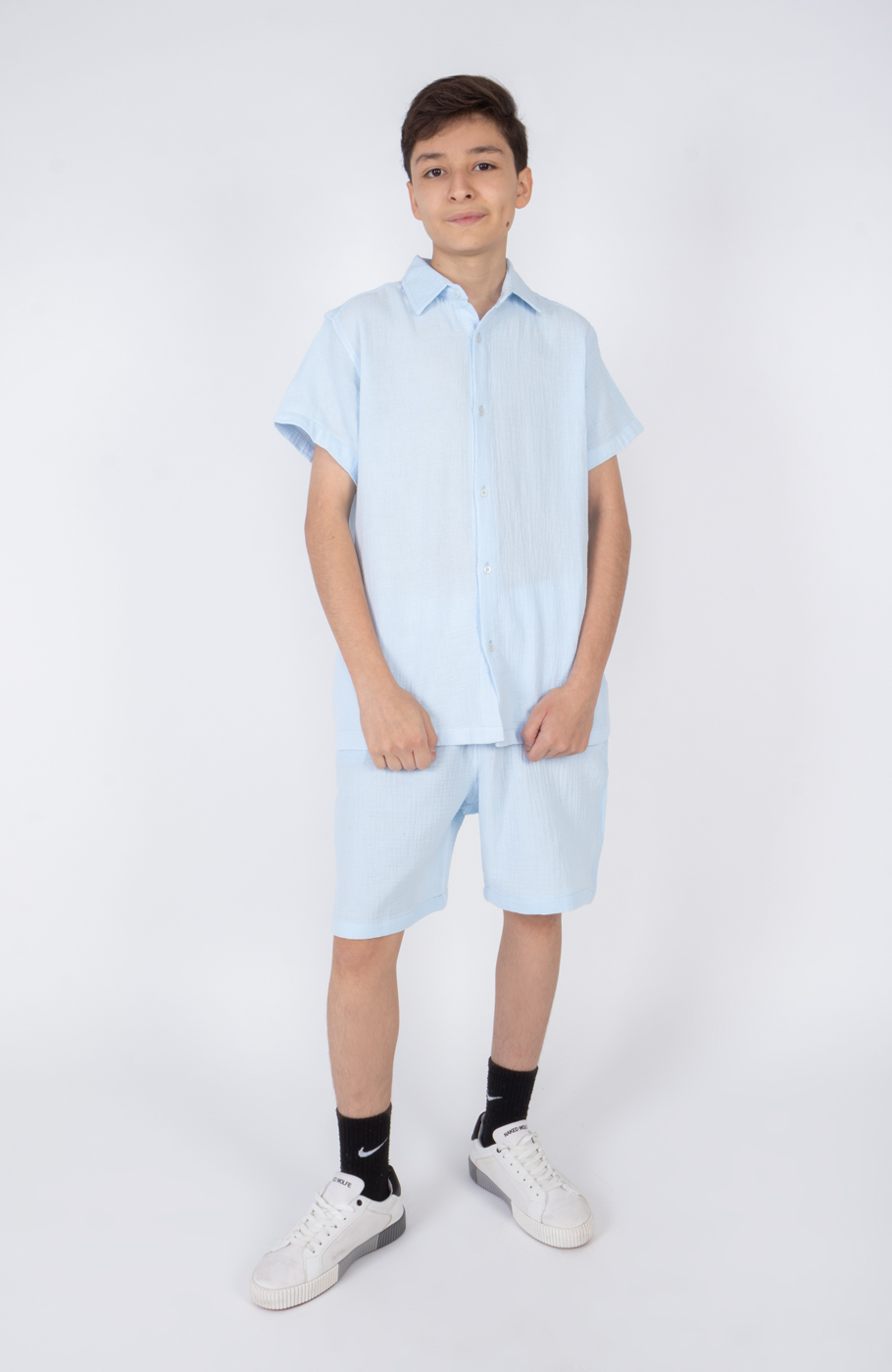 شلوارک وال دو لایه (ست با کد 11384)