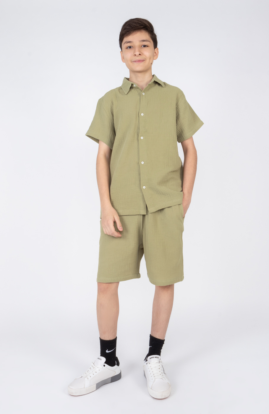 شلوارک وال دو لایه (ست با کد 11384)