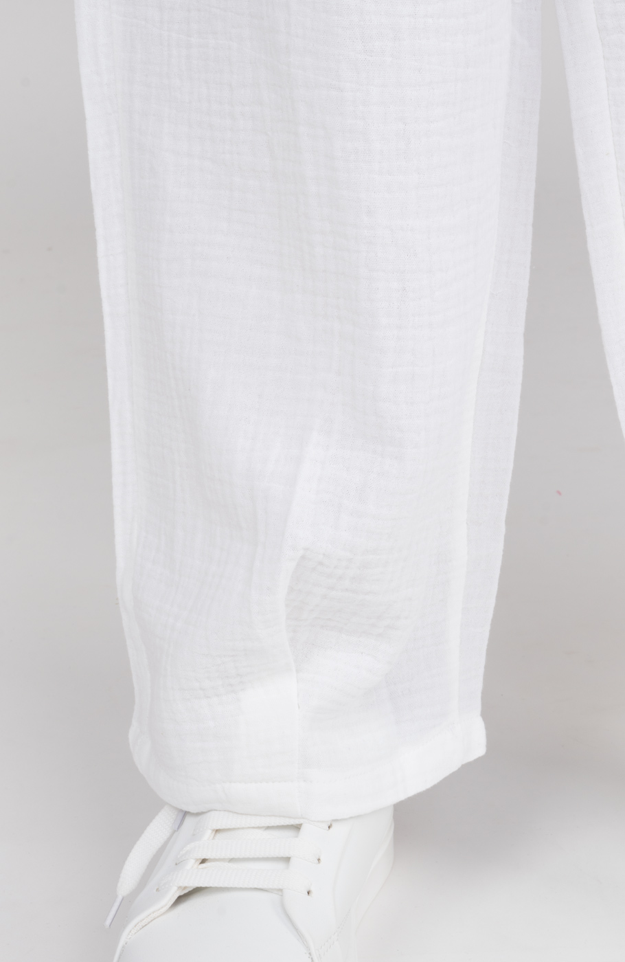 شلوار وال دولایه دمپا پیلی دار (ست با کد 10675)