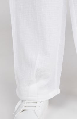 شلوار وال دولایه دمپا پیلی دار (ست با کد 10675)