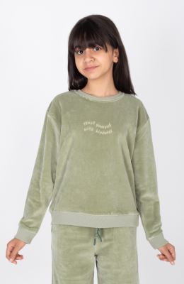  بلوز مخمل آستین افتاده (ست با کد 10700)