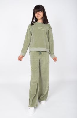  بلوز مخمل آستین افتاده (ست با کد 10700)