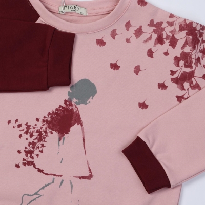 بلوز و لگ فاینریب آستین رگلان