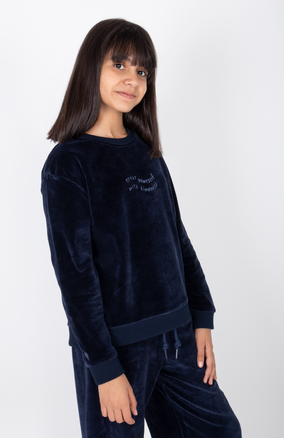 بلوز مخمل آستین افتاده (ست با کد 10700)