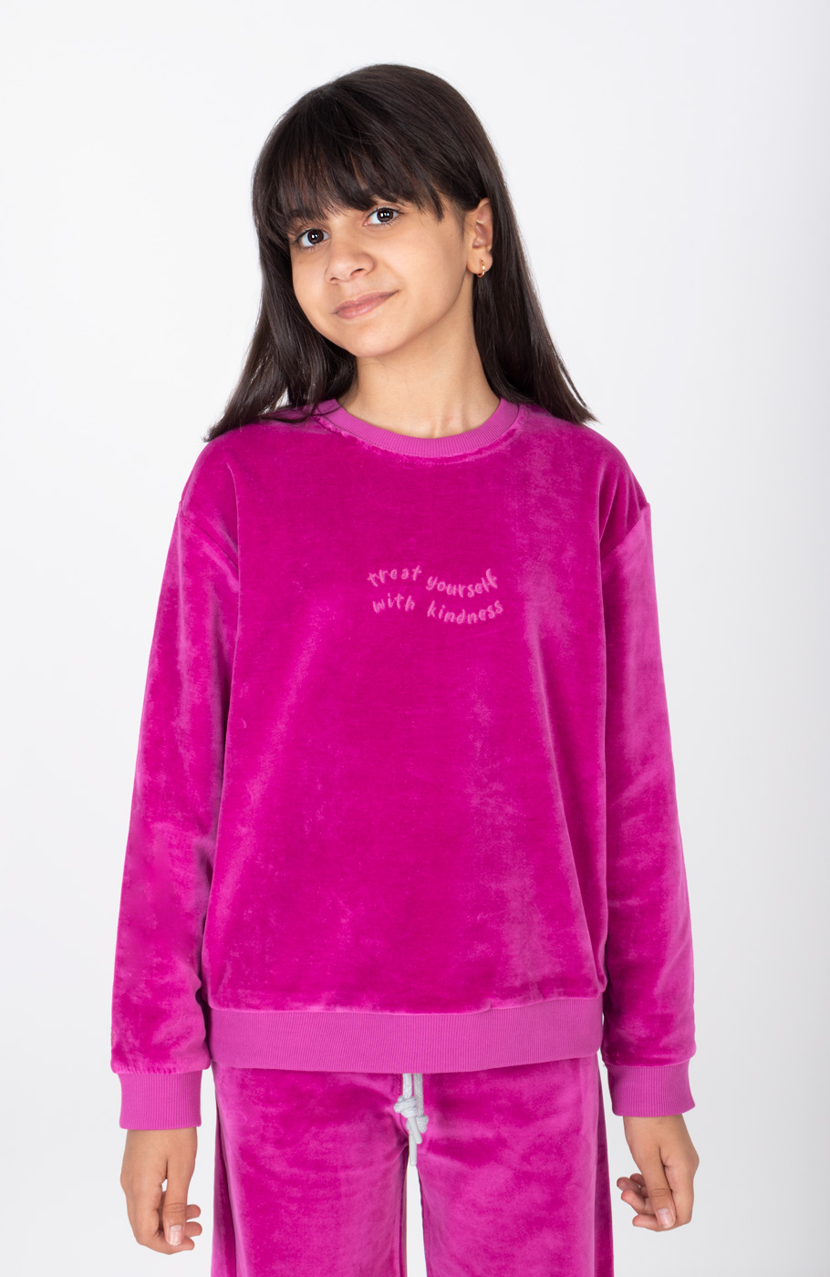  بلوز مخمل آستین افتاده (ست با کد 10700)