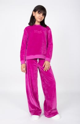 شلوار مخمل واید (ست با کد 10699) 