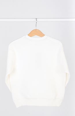 بلوز ژاکارد فیتیله‌ای راه راه آستین افتاده