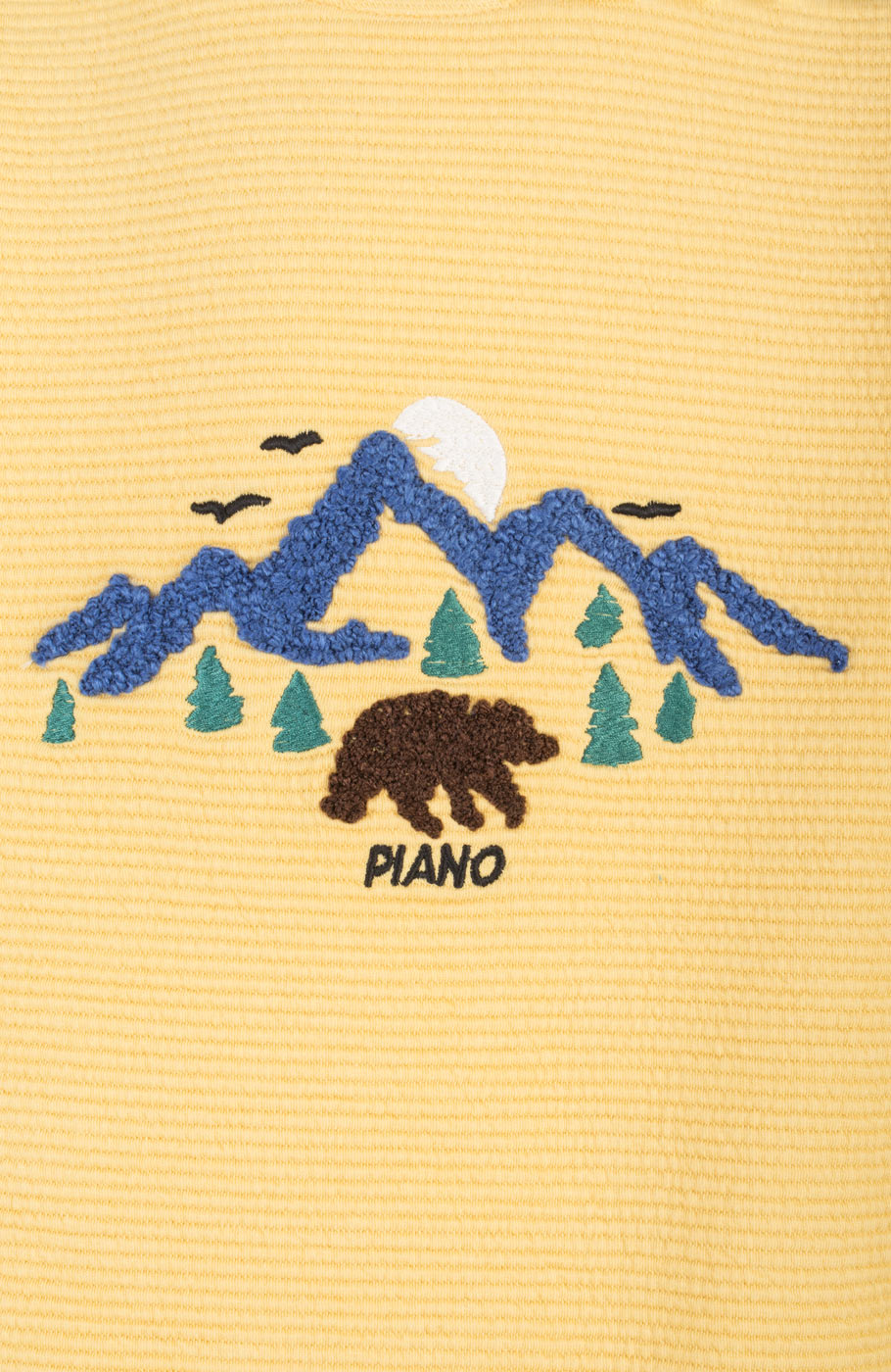 بلوز ژاکارد فیتیله‌ای  راه راه آستین افتاده