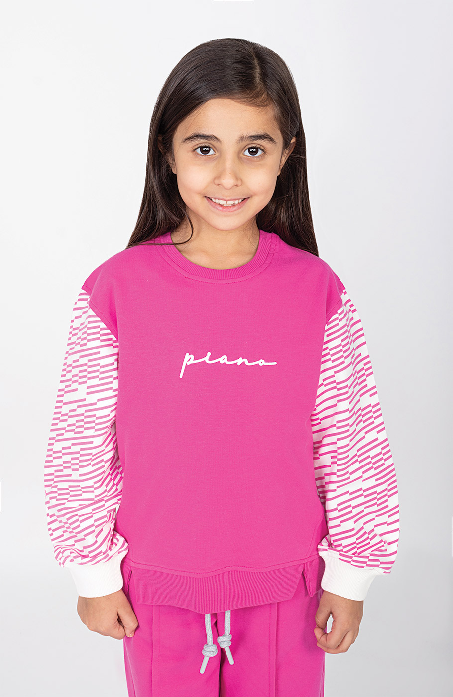 بلوز دورس لایکرا آستین نارنگ (ست با کد 10712)