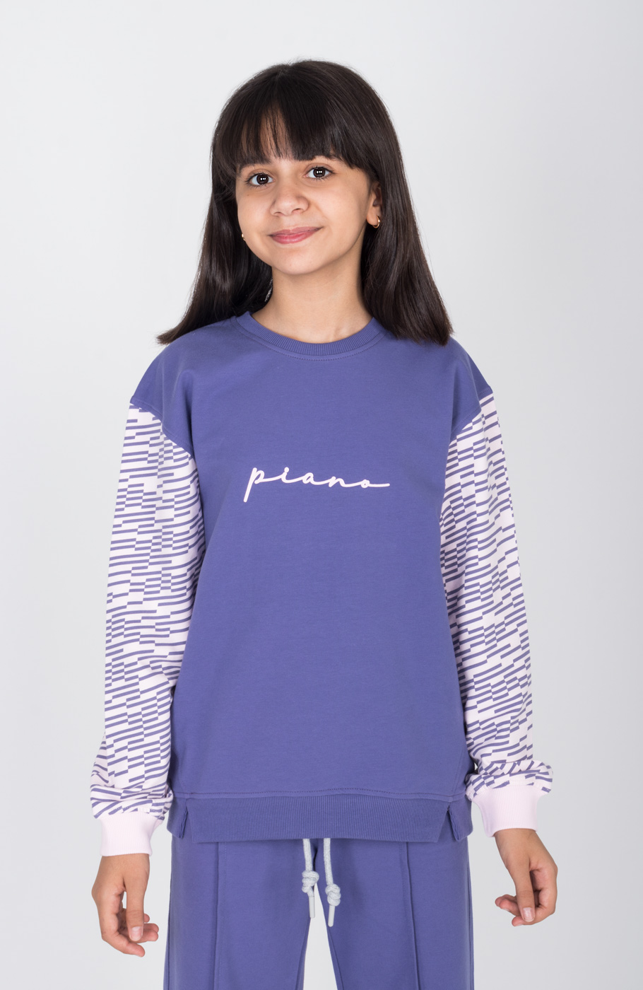 بلوز دورس لایکرا آستین نارنگ (ست با کد 10714)