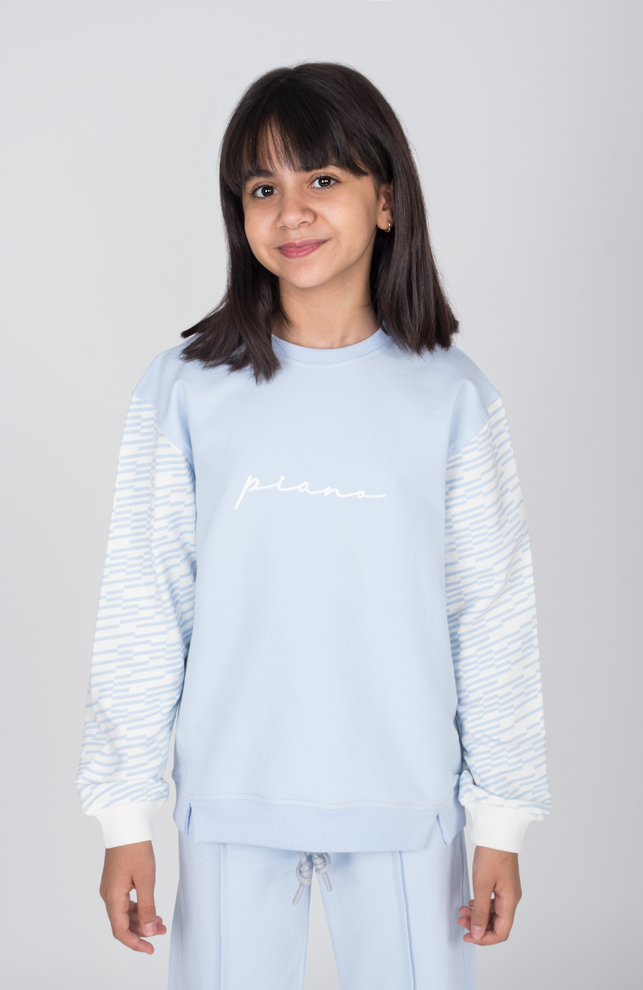 بلوز دورس لایکرا آستین نارنگ (ست با کد 10714)