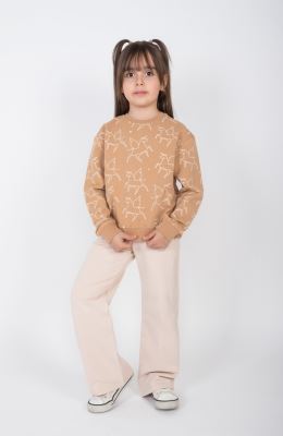 شلوار دورس لایکرا برش دار ( ست با کد 10707)