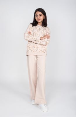 شلوار دورس لایکرا برش دار ( ست با کد 10709)