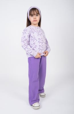 شلوار دورس لایکرا برش دار ( ست با کد 10707)