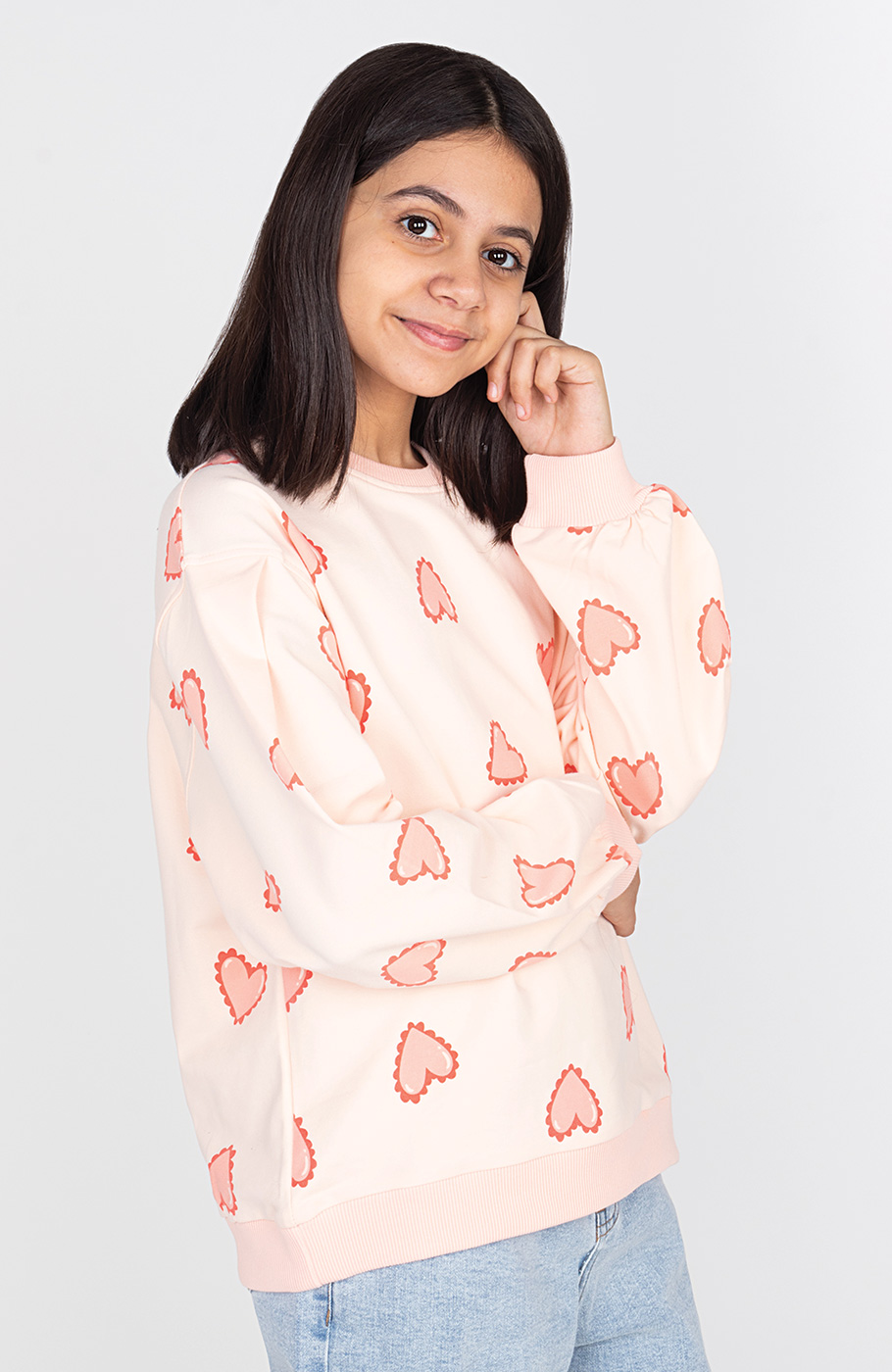 بلوز دورس لایکرا آستین پیلی دار 