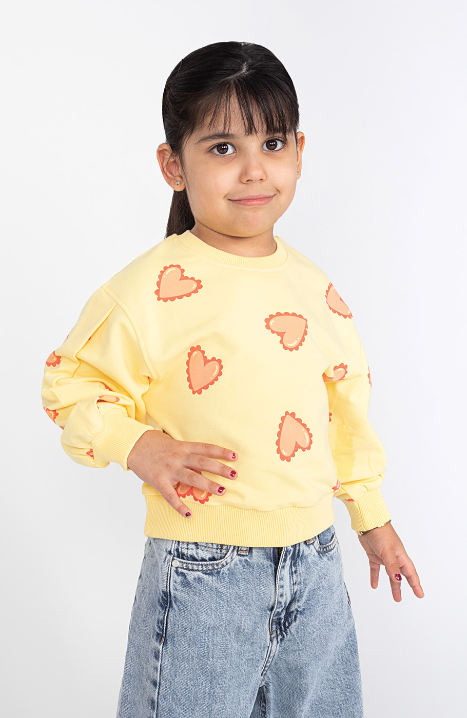 بلوز دورس لایکرا آستین پیلی دار