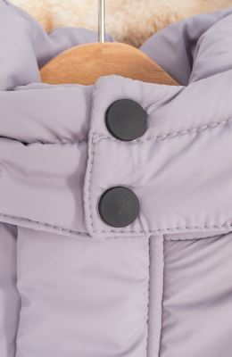 کاپشن پافر شمعی راه راه