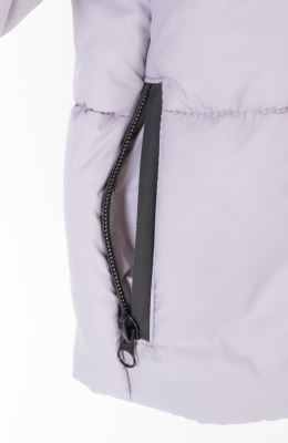 کاپشن پافر شمعی راه راه