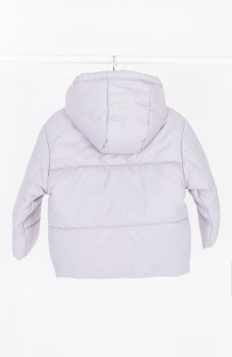 کاپشن پافر شمعی راه راه