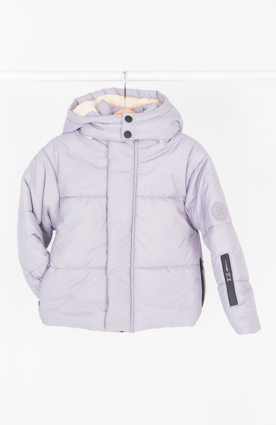 کاپشن پافر شمعی راه راه