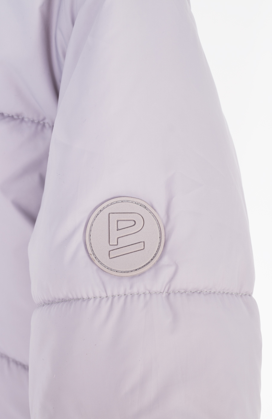 کاپشن پافر شمعی راه راه