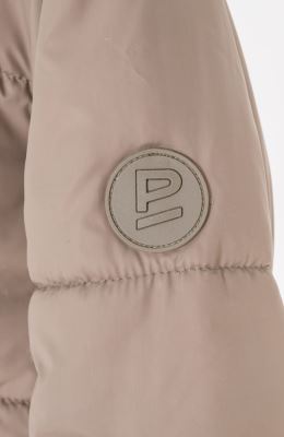 کاپشن پافر شمعی راه راه