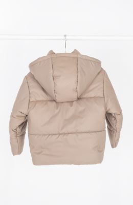 کاپشن پافر شمعی راه راه