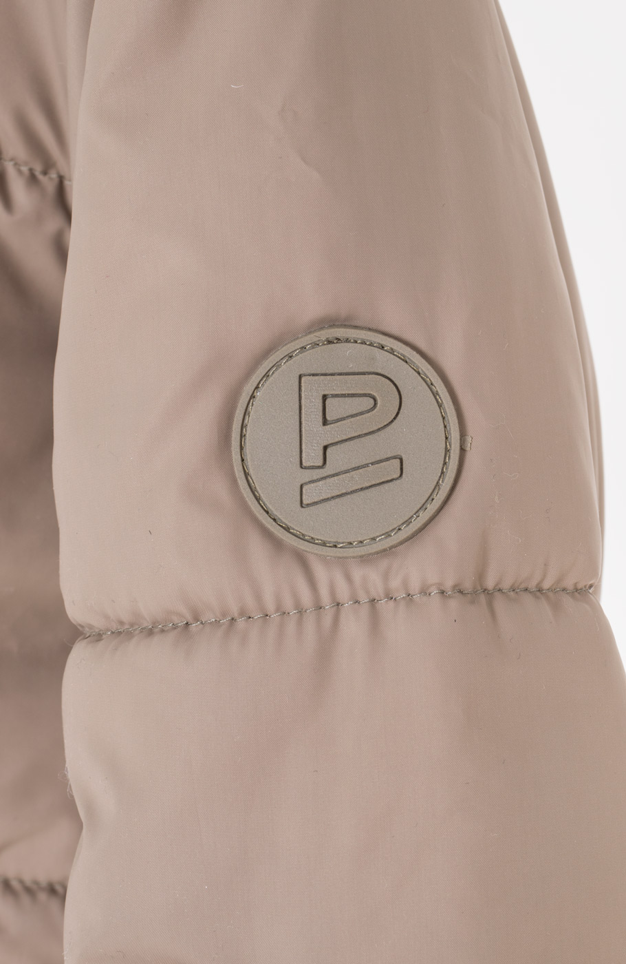 کاپشن پافر شمعی راه راه