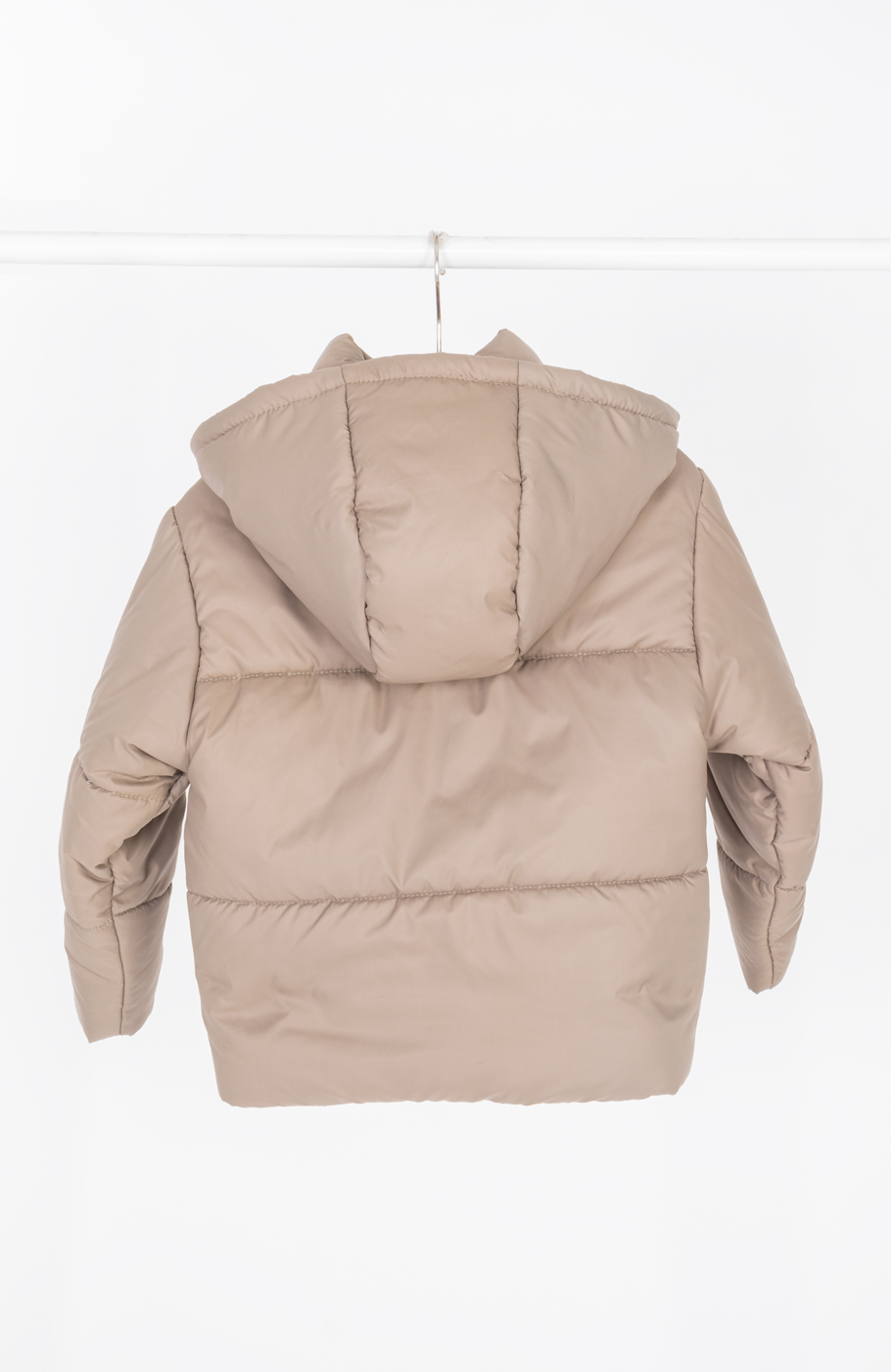 کاپشن پافر شمعی راه راه