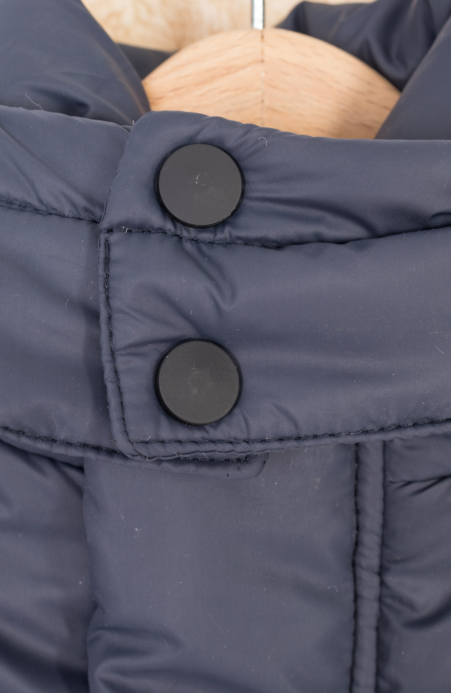 کاپشن پافر شمعی راه راه