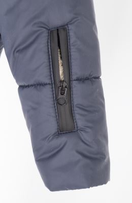 کاپشن پافر شمعی راه راه