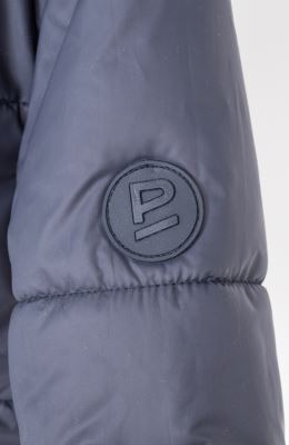 کاپشن پافر شمعی راه راه