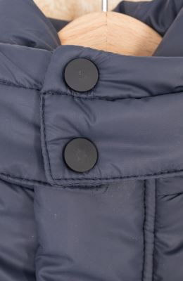 کاپشن پافر شمعی راه راه