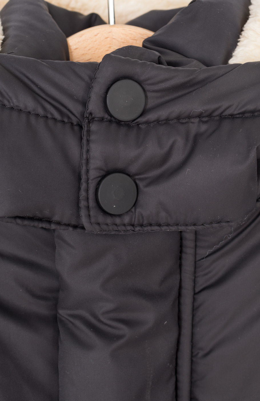 کاپشن پافر شمعی راه راه