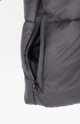 کاپشن پافر شمعی راه راه