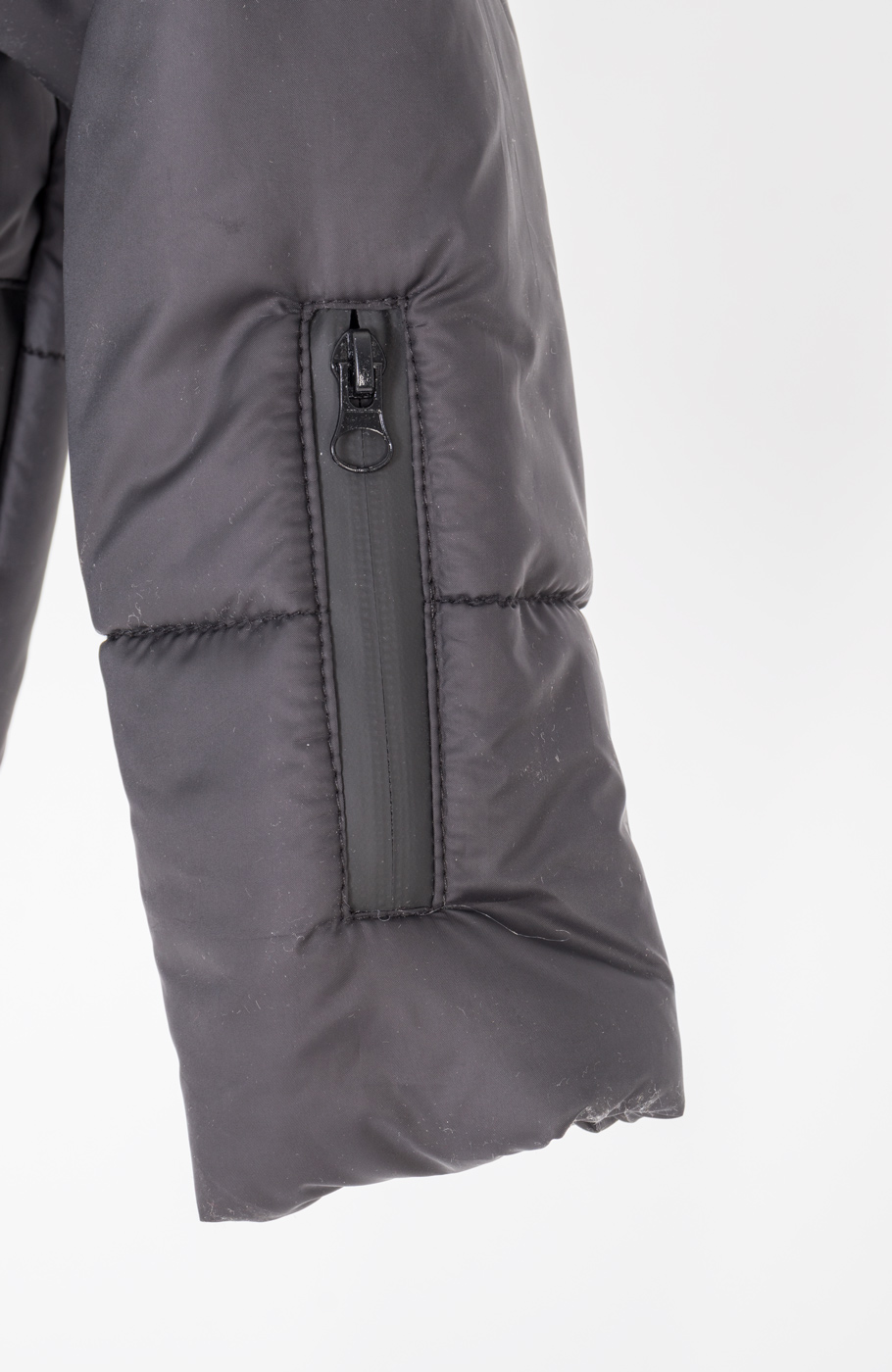 کاپشن پافر شمعی راه راه