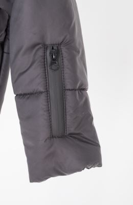 کاپشن پافر شمعی راه راه