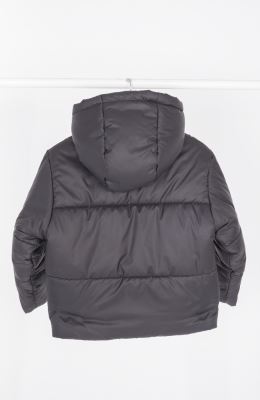 کاپشن پافر شمعی راه راه