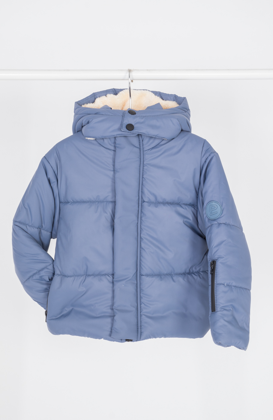 کاپشن پافر شمعی راه راه