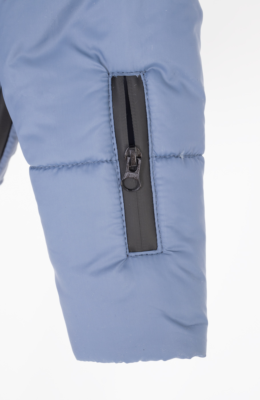 کاپشن پافر شمعی راه راه