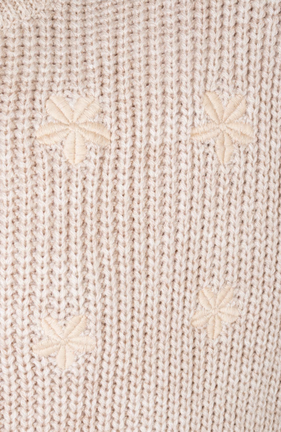 پلیور آستین افتاده با گلدوزی