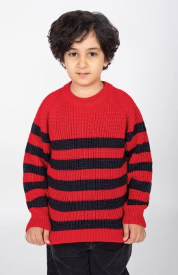 پلیور آستین رگلان راه راه