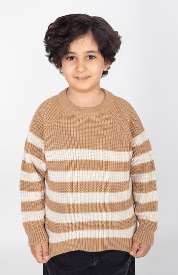 پلیور آستین رگلان راه راه