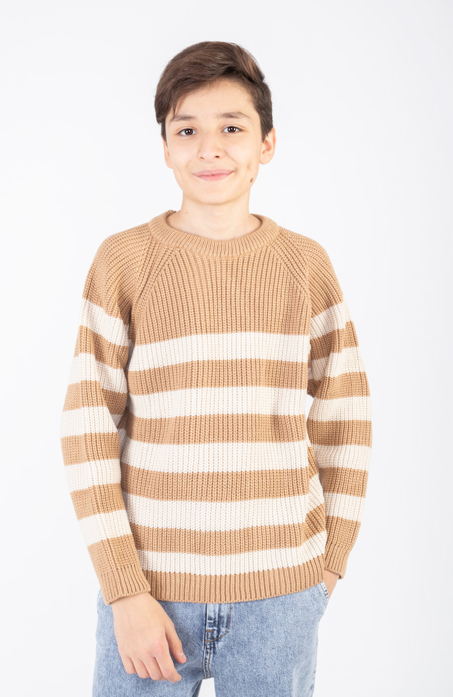 پلیور آستین رگلان راه راه