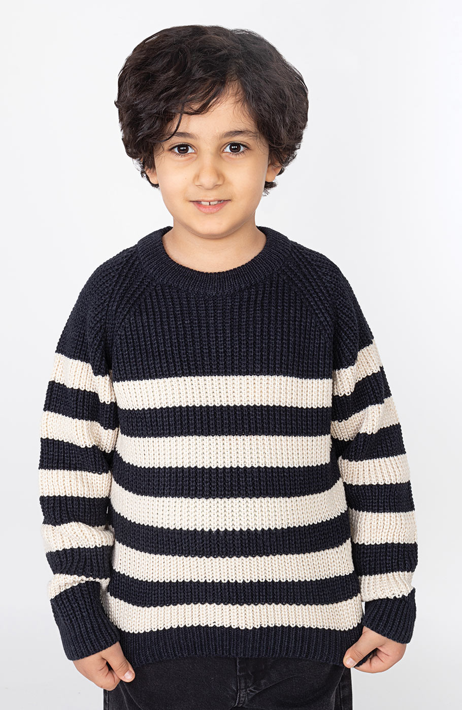 پلیور آستین رگلان راه راه