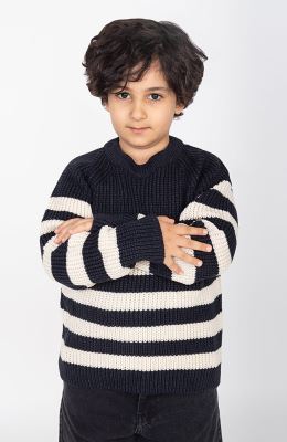 پلیور آستین رگلان راه راه