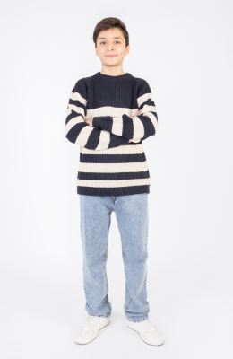 پلیور آستین رگلان راه راه